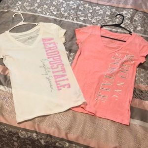 Aero (2) v-neck tees